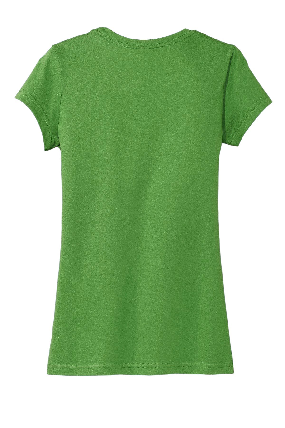 DT6001_kiwigreen_flat_back District Women's Fitted Very Important Tee