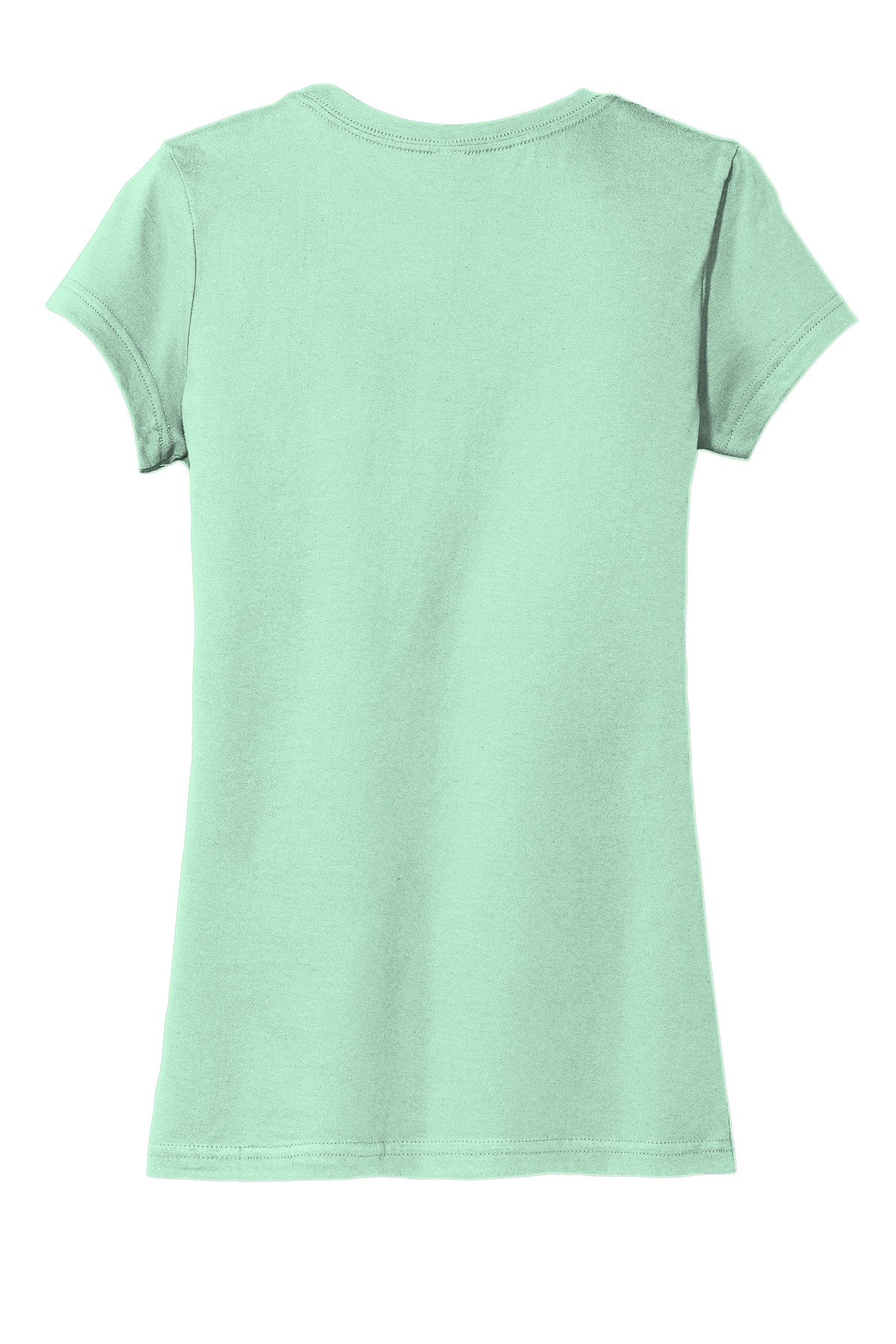 DT6001_mint_flat_back District Women's Fitted Very Important Tee
