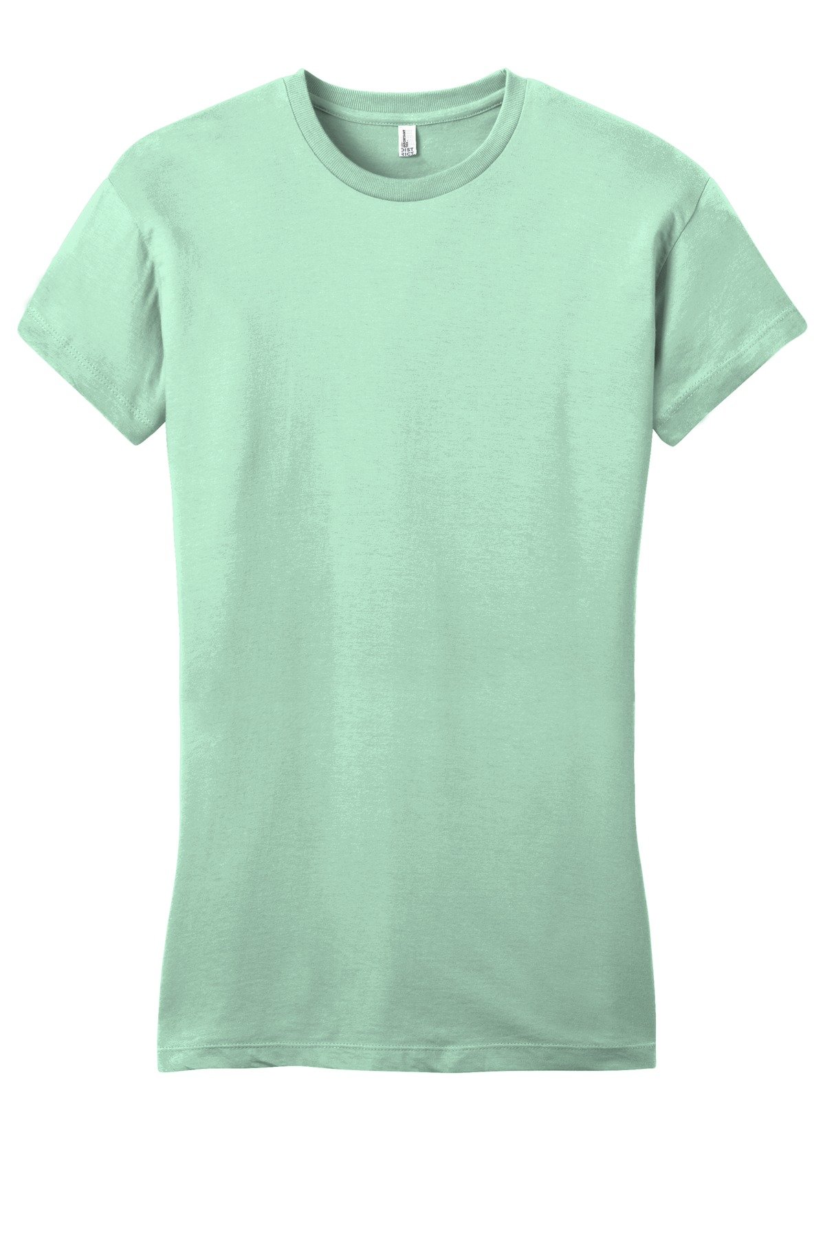DT6001_mint_flat_front District Women's Fitted Very Important Tee