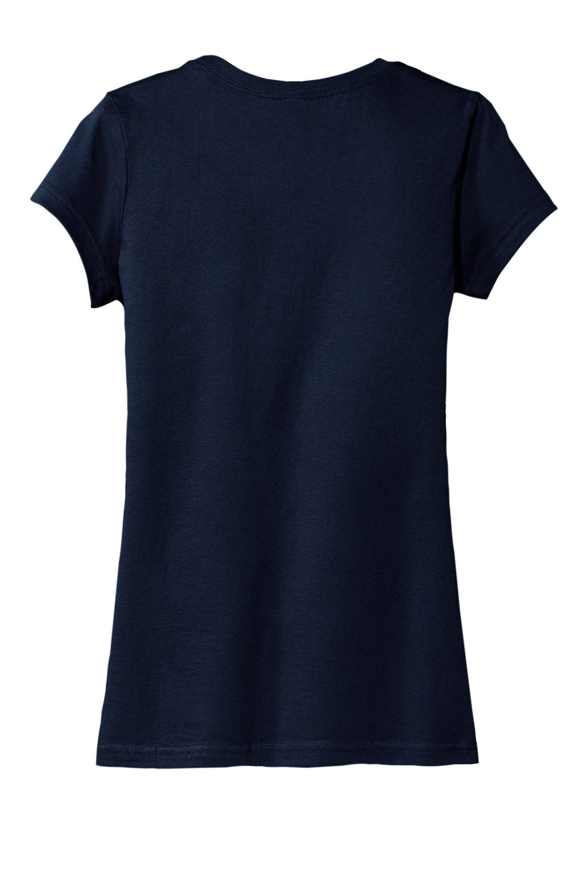 DT6001_newnavy_flat_back District Women's Fitted Very Important Tee