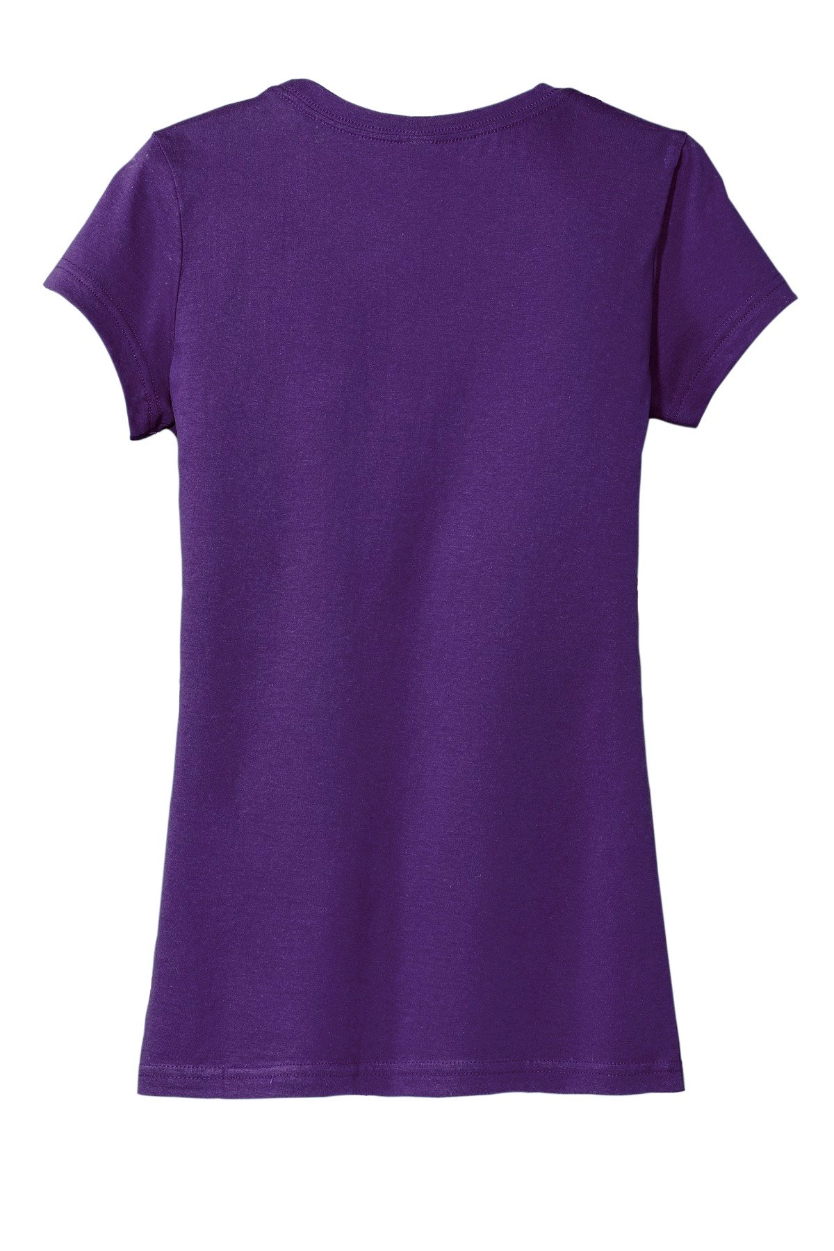 DT6001_purple_flat_back District Women's Fitted Very Important Tee