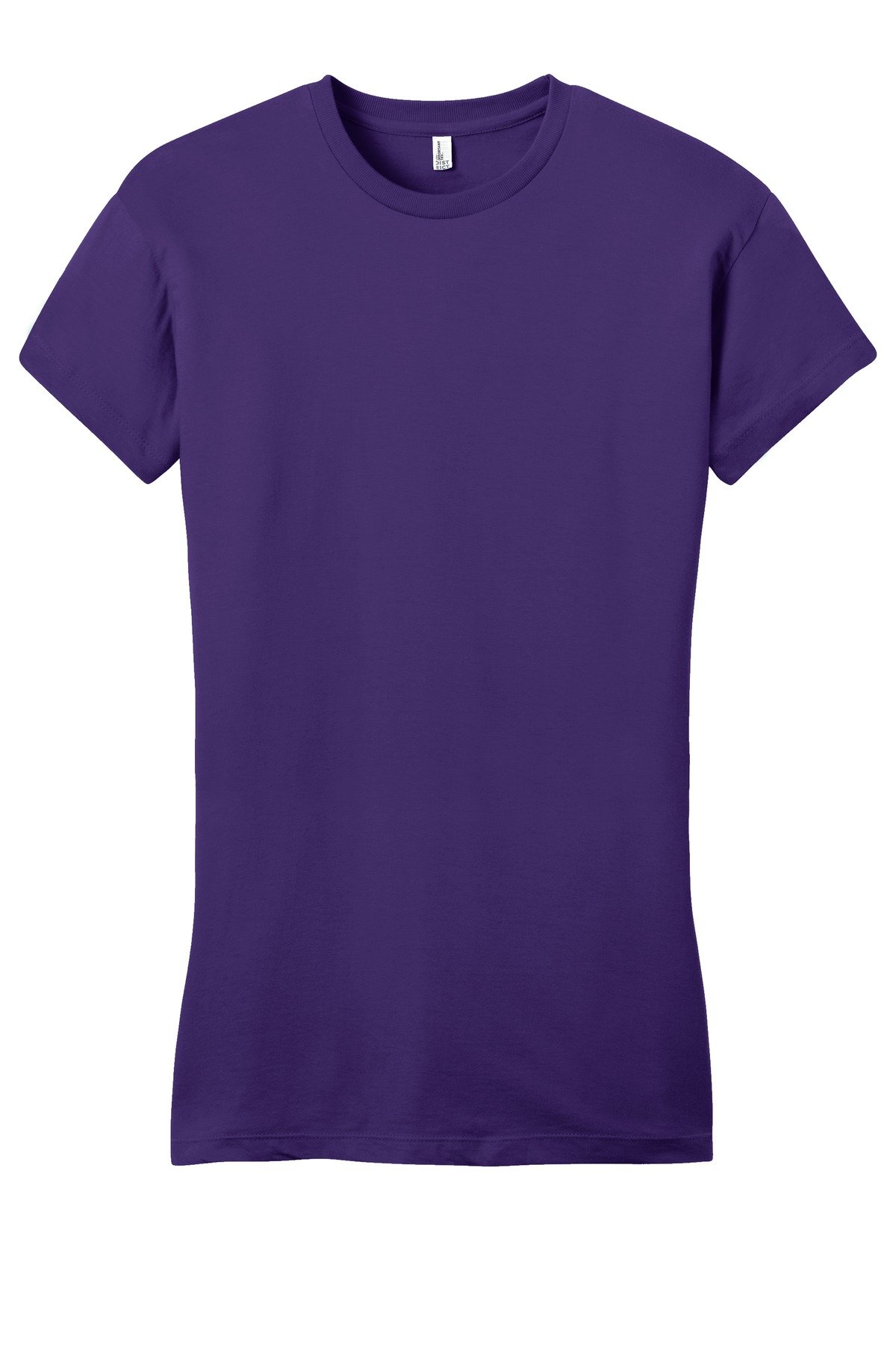 DT6001_purple_flat_front District Women's Fitted Very Important Tee