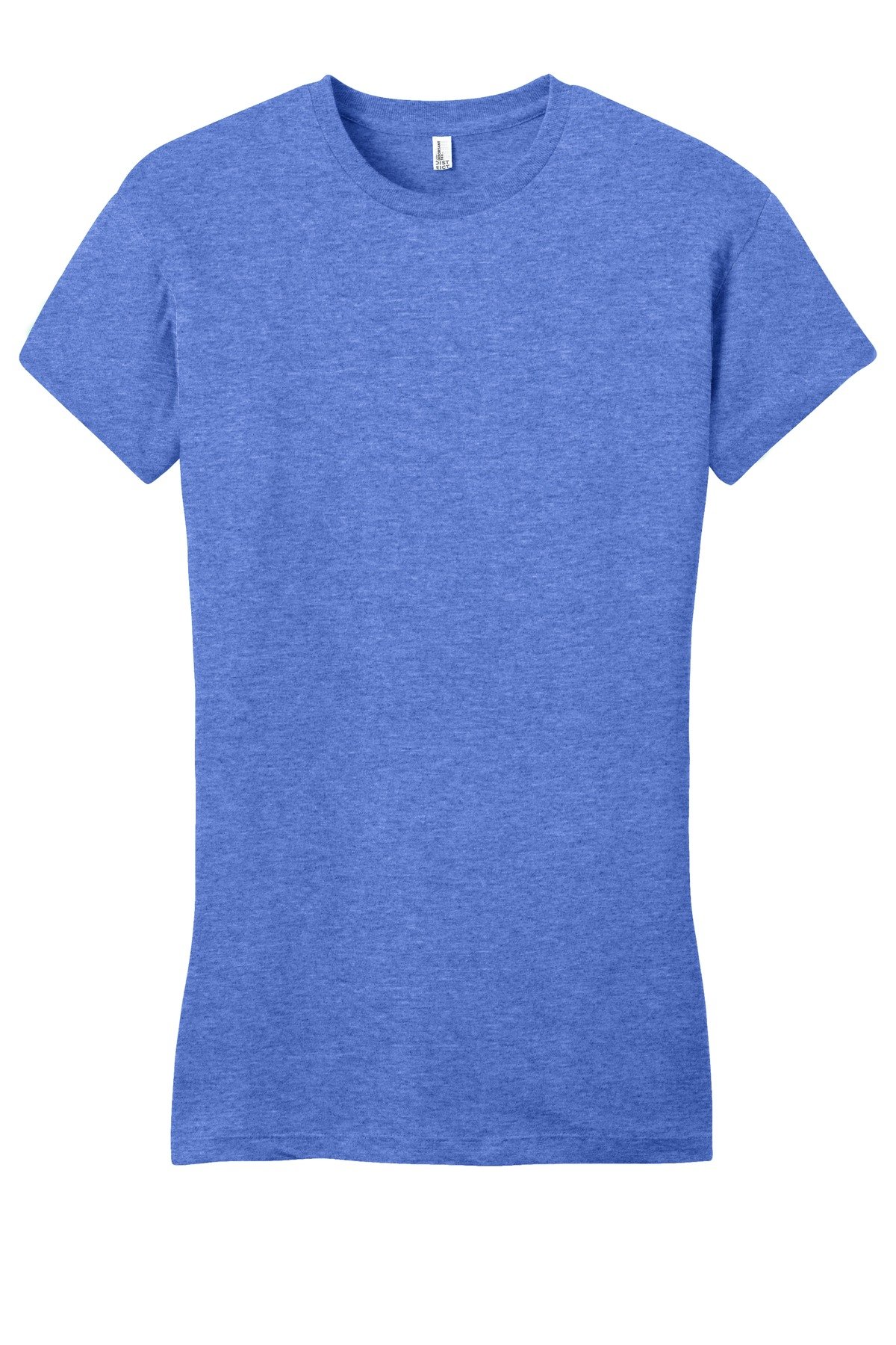 DT6001_royalfrost_flat_front District Women's Fitted Very Important Tee