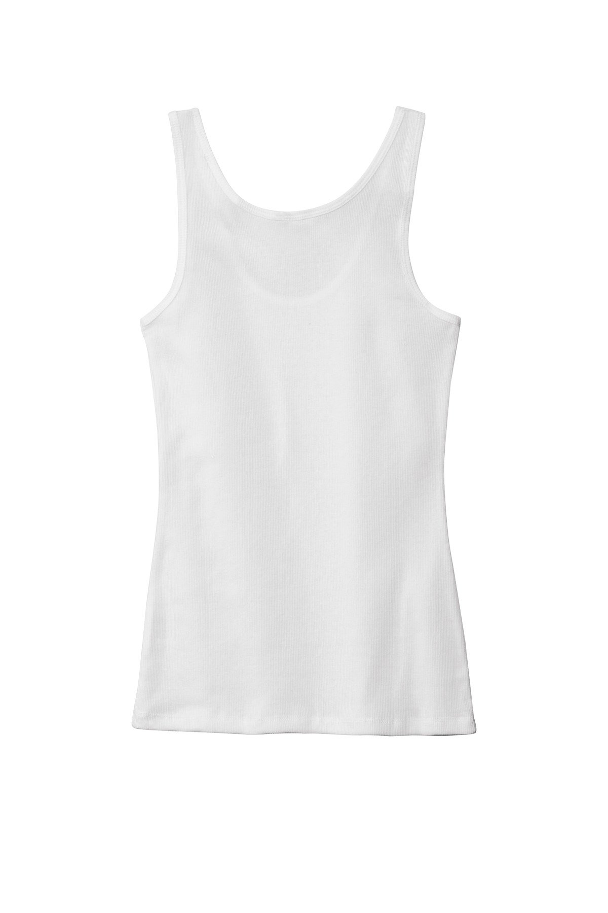 DT6021_white_flat_back District Women's V.I.T. Rib Tank