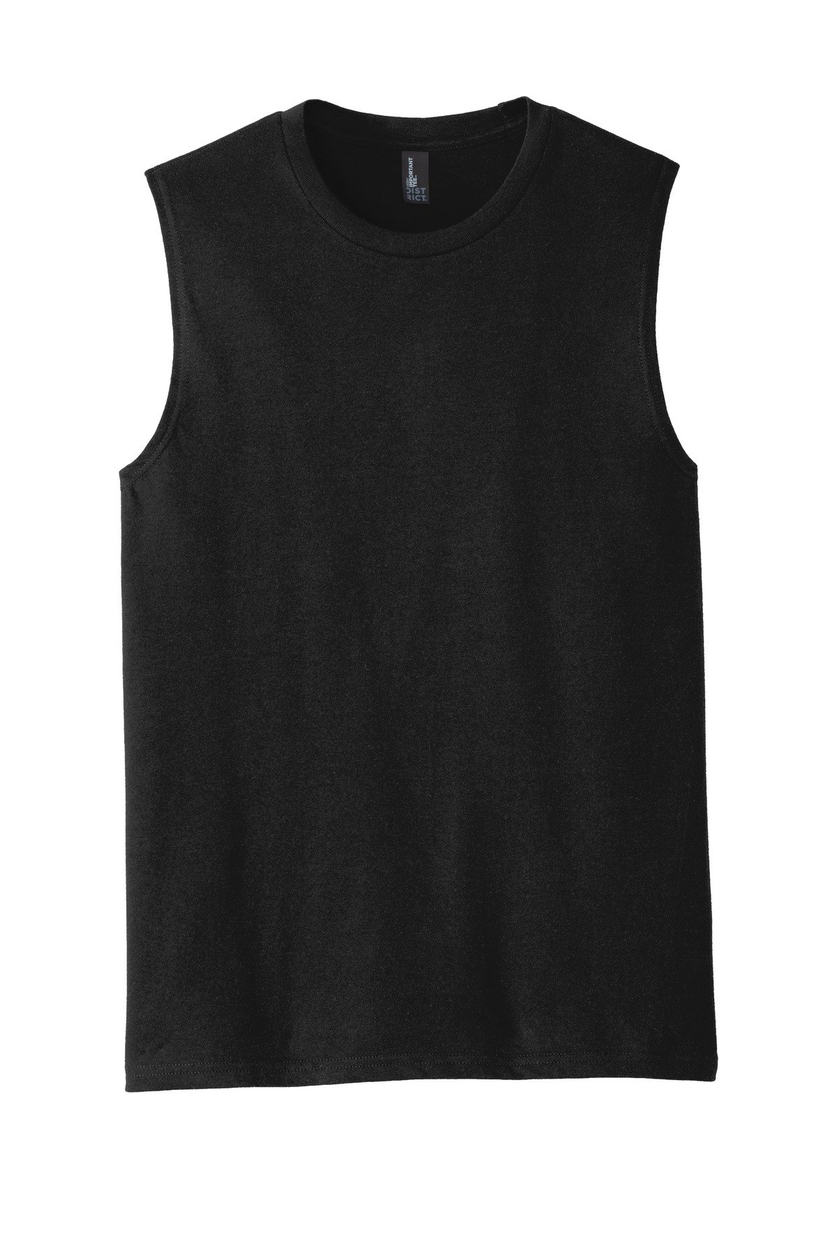 DT6300_black_flat_front District V.I.T Muscle Tank