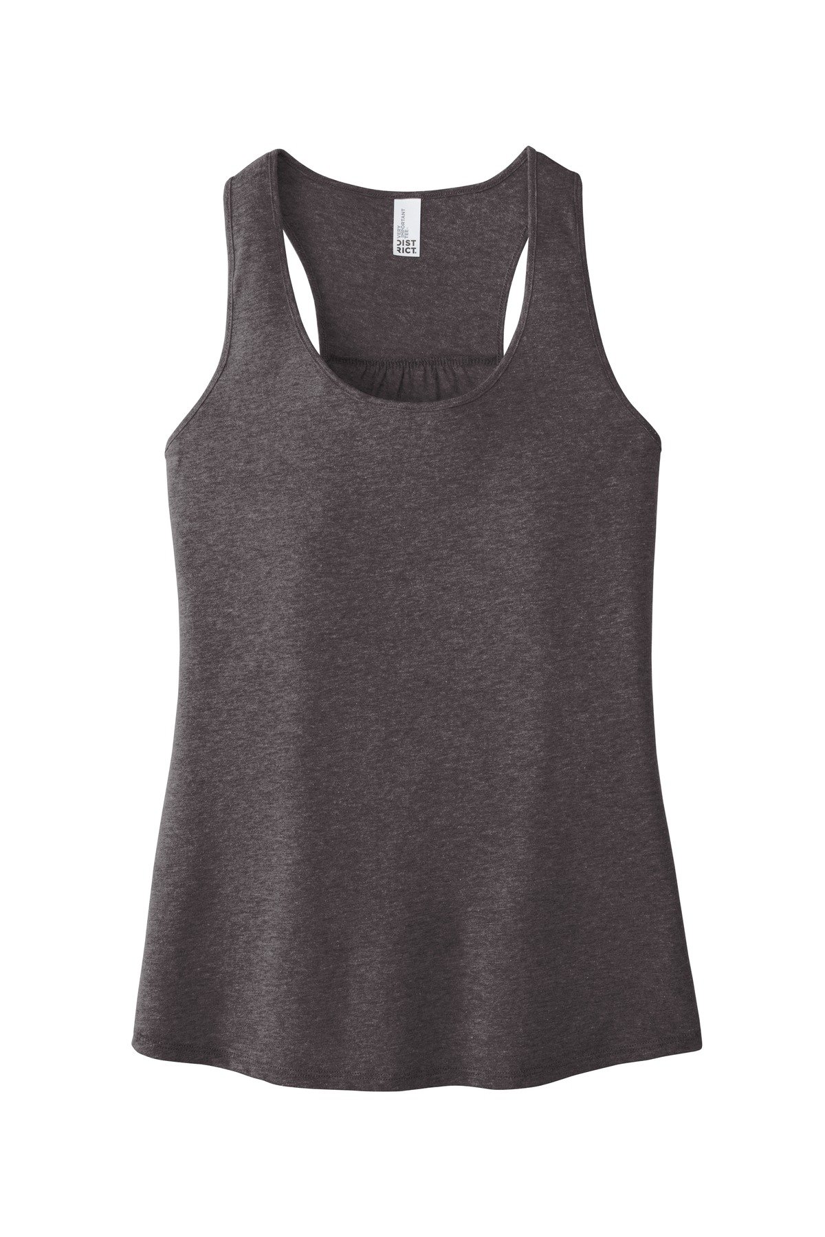 DT6302_hthrdcharcoal_flat_front District Women's V.I.T. Gathered Back Tank