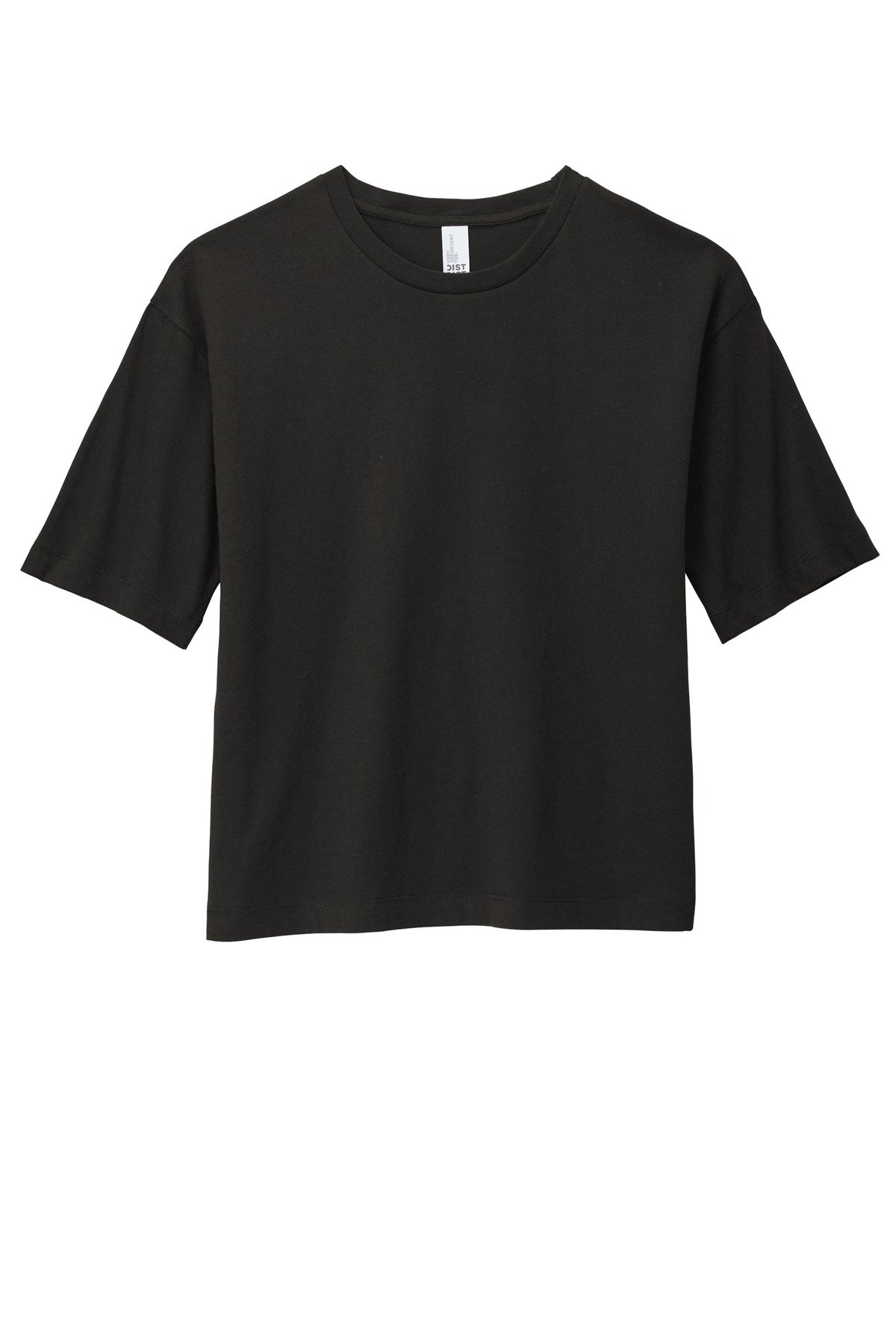 DT6402_black_flat_front District Women's V.I.T. Boxy Tee