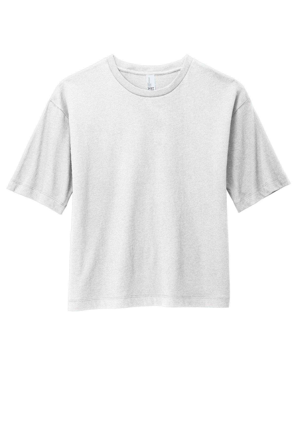 DT6402_white_flat_front District Women's V.I.T. Boxy Tee