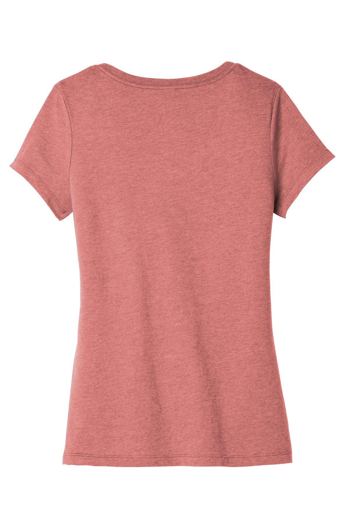 DT6503_blushfrost_flat_back District Women's Very Important Tee V-Neck.