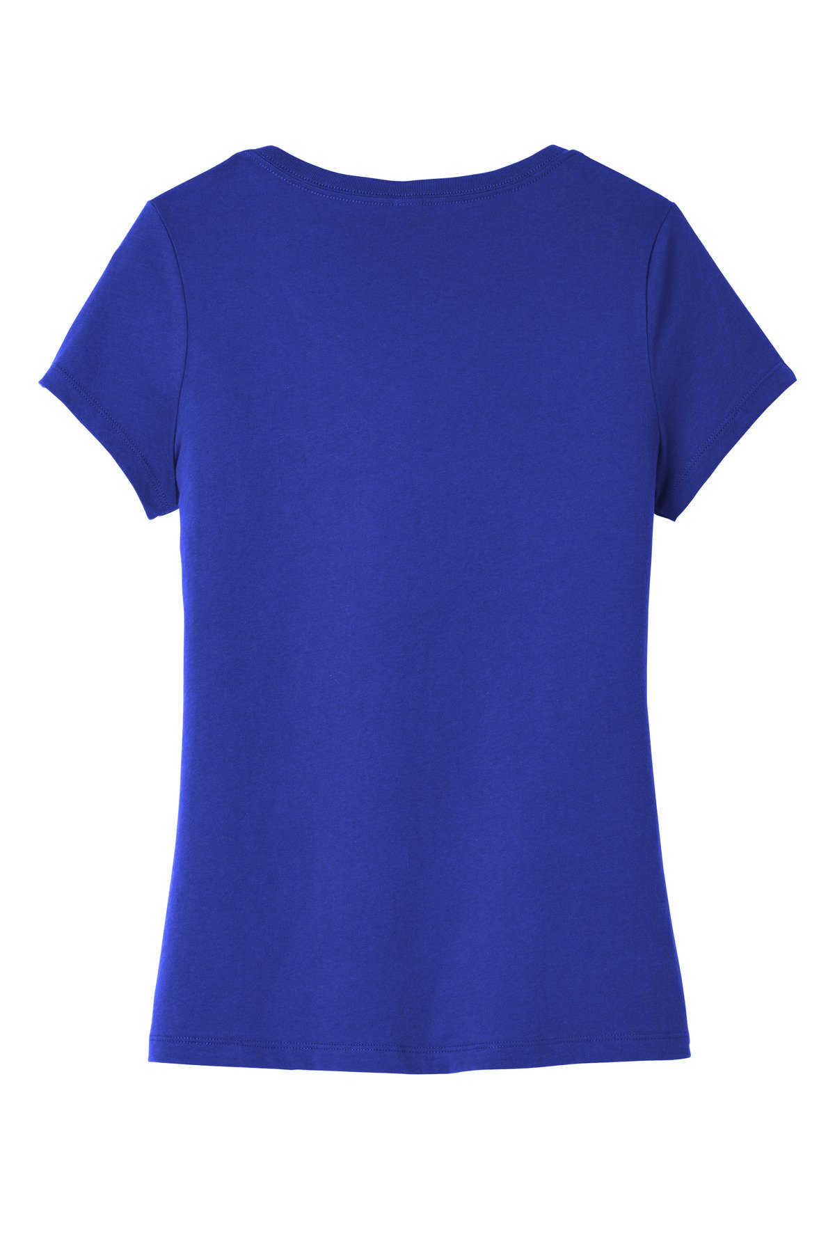 DT6503_deeproyal_flat_back District Women's Very Important Tee V-Neck.