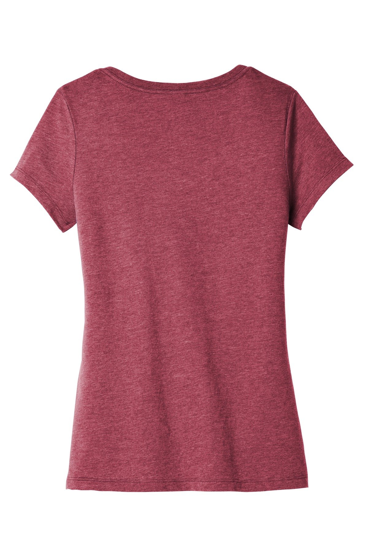 DT6503_hthrdcardinal_flat_back District Women's Very Important Tee V-Neck.