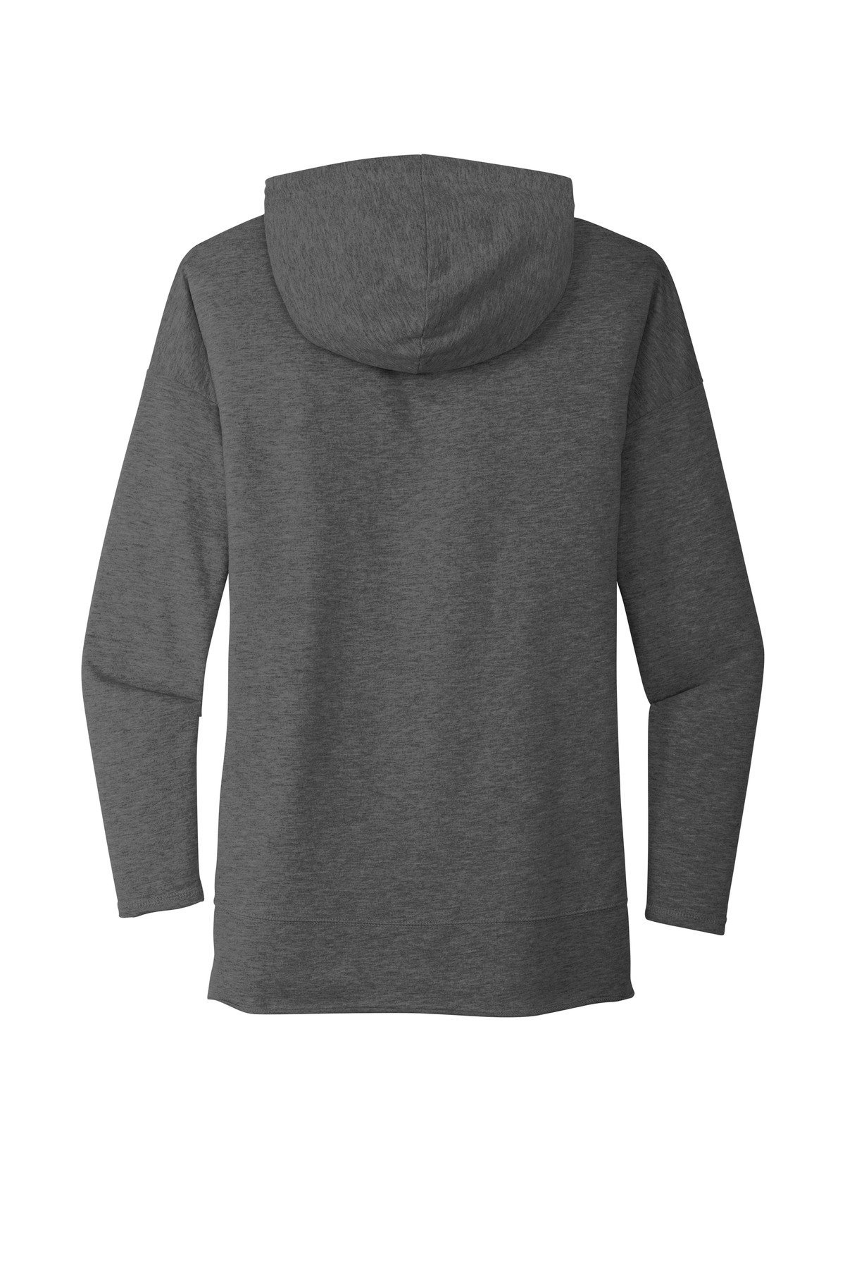DT671_washedcoal_flat_back District Women's Featherweight French Terry Hoodie