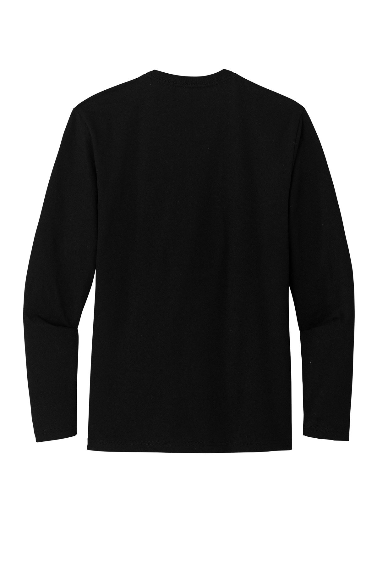 DT8003_black_flat_back District Re-Tee Long Sleeve