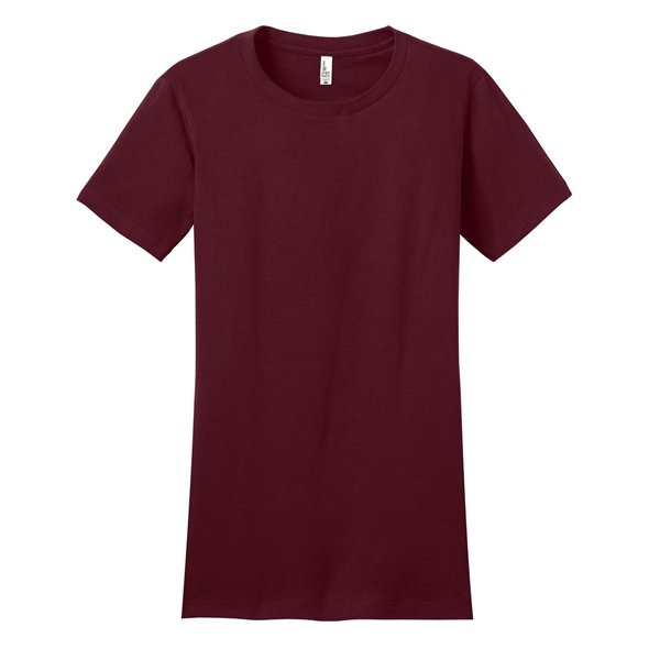 District Women's Fitted The Concert Teemaroon District Women's Fitted The Concert Tee