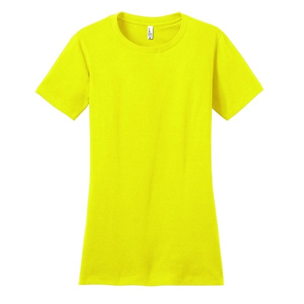 District Women's Fitted The Concert Teeyellow District Women's Fitted The Concert Tee