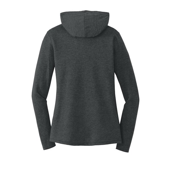 District Women's Perfect Tri Long Sleeve Hoodie. blackb District Women's Perfect Tri Long Sleeve Hoodie