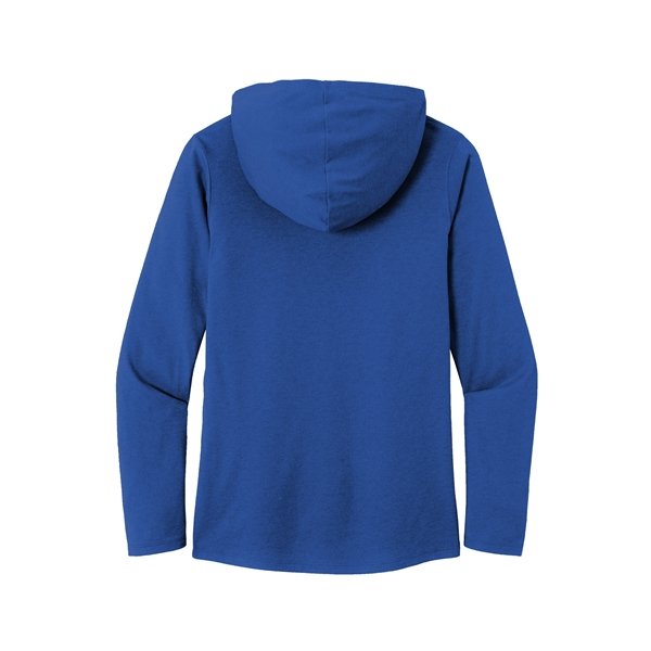 District Women's Perfect Tri Long Sleeve Hoodie. deep royalb District Women's Perfect Tri Long Sleeve Hoodie