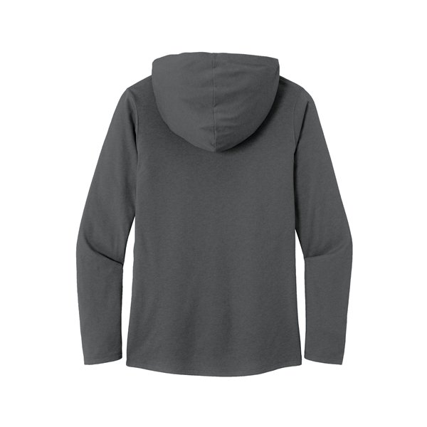District Women's Perfect Tri Long Sleeve Hoodie.charcoalb District Women's Perfect Tri Long Sleeve Hoodie