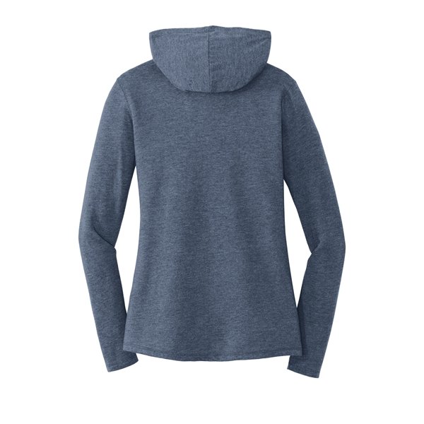 District Women's Perfect Tri Long Sleeve Hoodie.navy b District Women's Perfect Tri Long Sleeve Hoodie