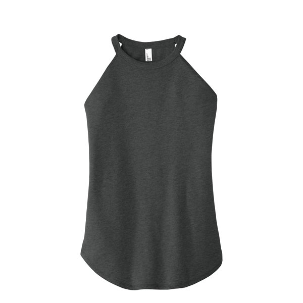 District Women's Perfect Tri Rocker Tank.black District Women's Perfect Tri Rocker Tank
