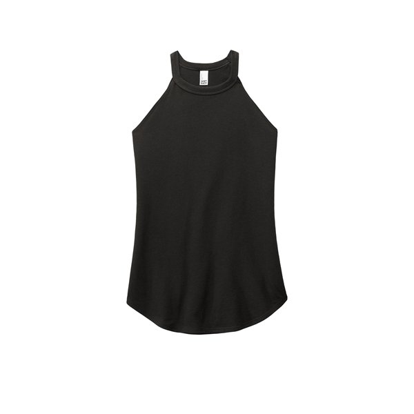 District Women's Perfect Tri Rocker Tank.blackdeep District Women's Perfect Tri Rocker Tank