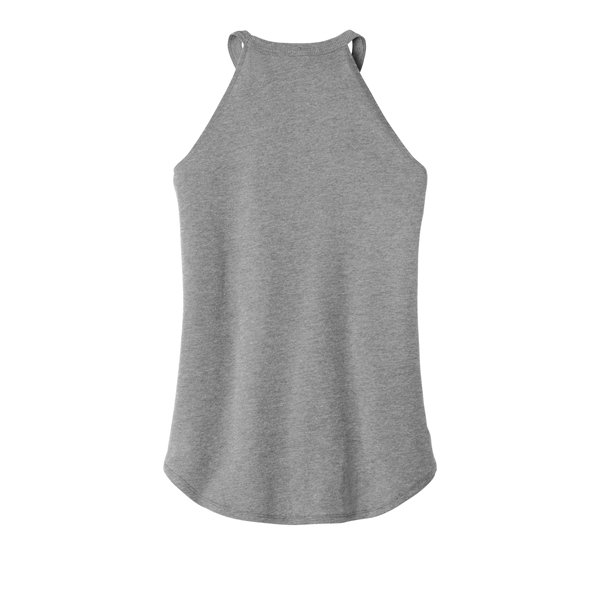 District Women's Perfect Tri Rocker Tank.greyb District Women's Perfect Tri Rocker Tank