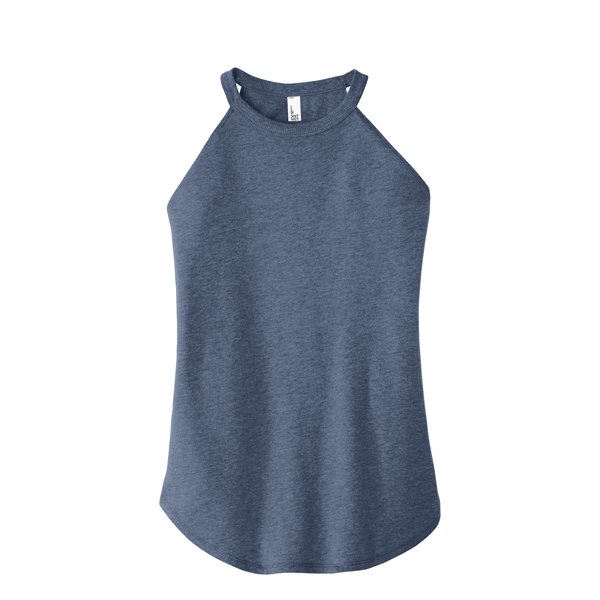 District Women's Perfect Tri Rocker Tank.navy District Women's Perfect Tri Rocker Tank