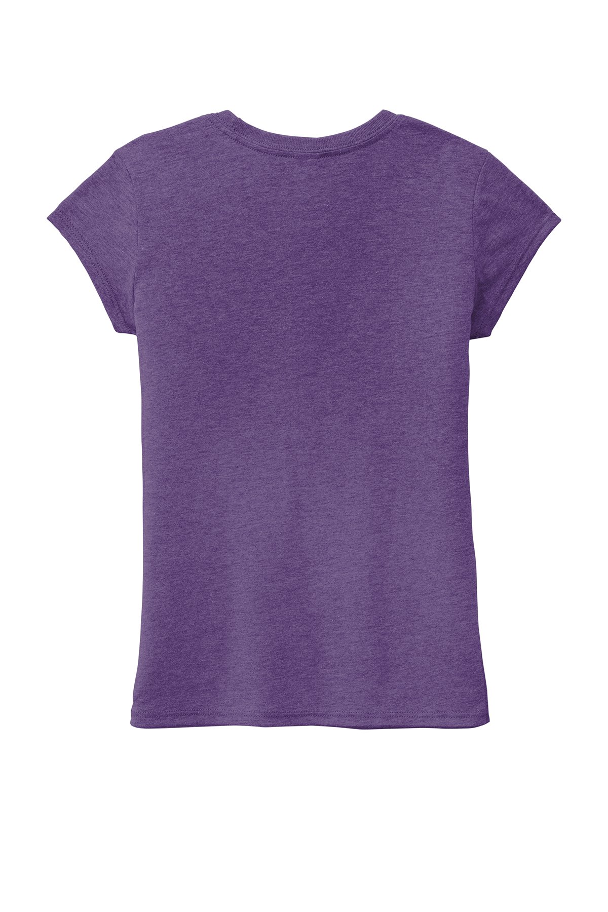 District ® Girls Perfect Tri ® Tee DT130YG 02 District girl purple t-shirt