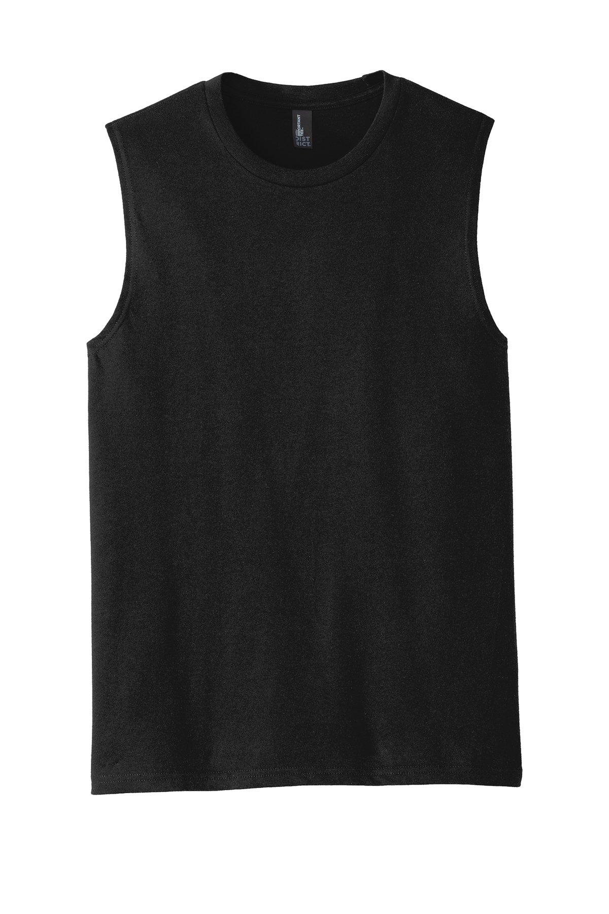 District ® V.I.T. ™Muscle Tank DT6300 01 District black muscle tank