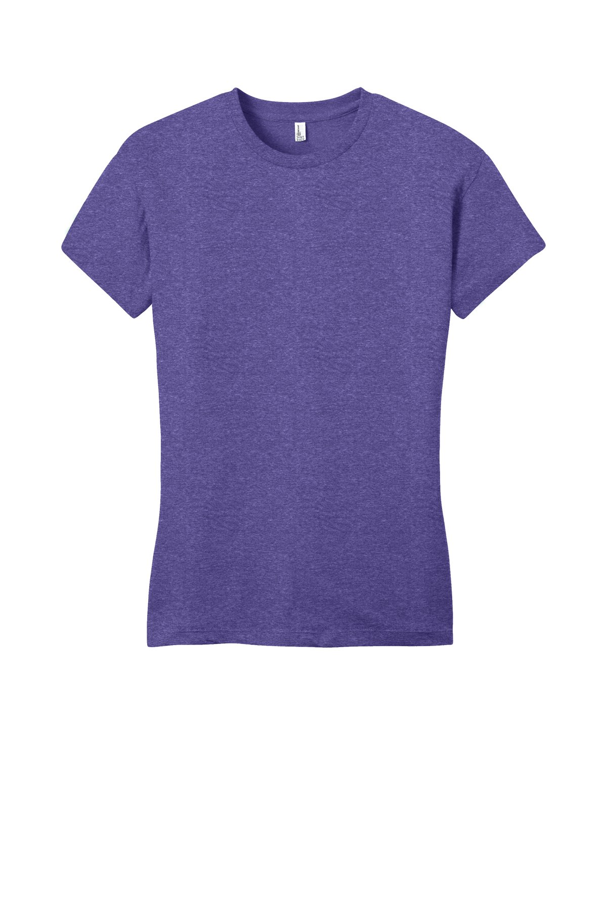 District ® Women’s Fitted Very Important Tee ® DT6001 01 District woman fitted purple tee