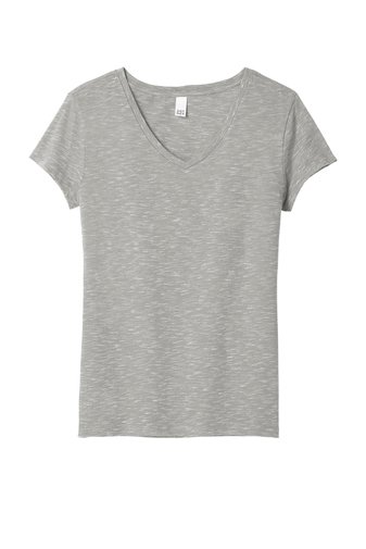 District ® Women’s Medal V-Neck Tee DT664Lgreyfro District ® Women’s Medal V-Neck Tee DT664