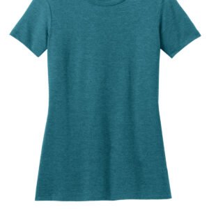 District woman teal tee