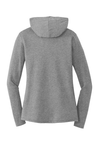 District ® Women’s Perfect Tri ® Long Sleeve Hoodie DM139L 05 District woman long sleeve grey hoodie