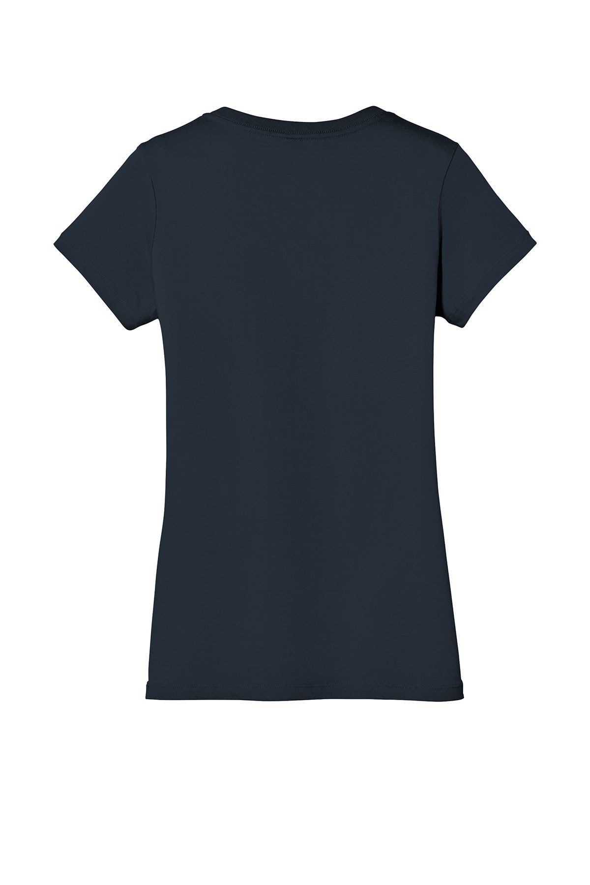 District ® Women’s Perfect Weight ® V-Neck Tee DM1170L 02 District woman v-neck navy tee