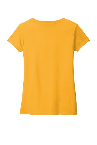 District ® Women’s Re-Tee ® V-Neck DT8001 02 District women V-Neck yellow t-shirt