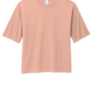 District women peach t-shirt