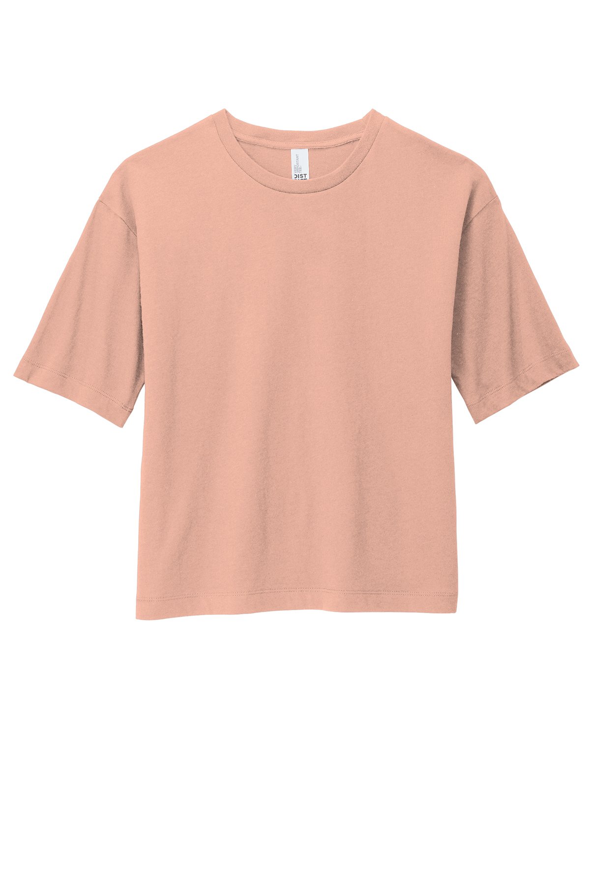 District ® Women’s V.I.T. ™ Boxy Tee DT6402 01 District women peach t-shirt