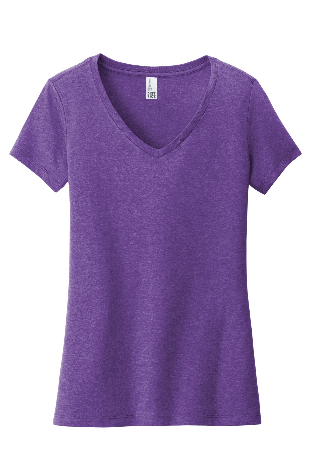 District ® Women’s Very Important Tee ® V-Neck DT6503 01 District woman v-neck purple tee