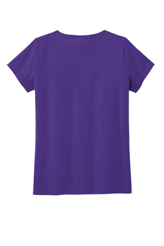 District® Women’s The Concert Tee® V-Neck DT5002 05 District woman V-Neck purple t-shirt