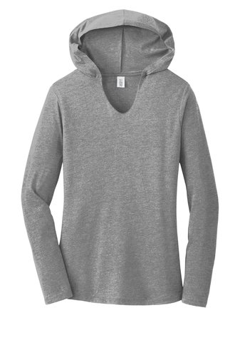 HOODIE01 DM139L Long sleeve grey hoodie