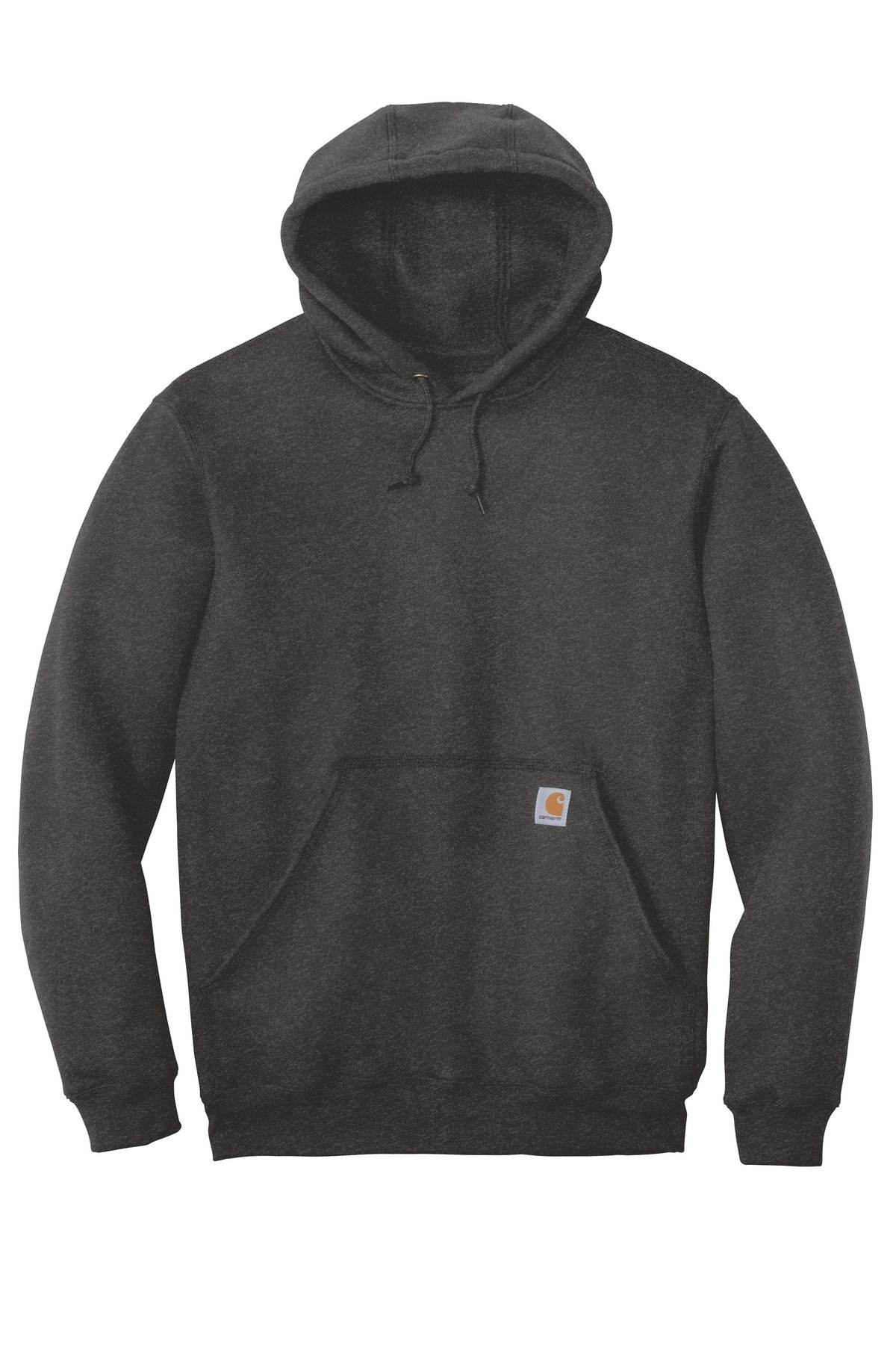 CTTK121_carbonheather_flat_front Carhartt Tall Midweight Hooded Sweatshirt