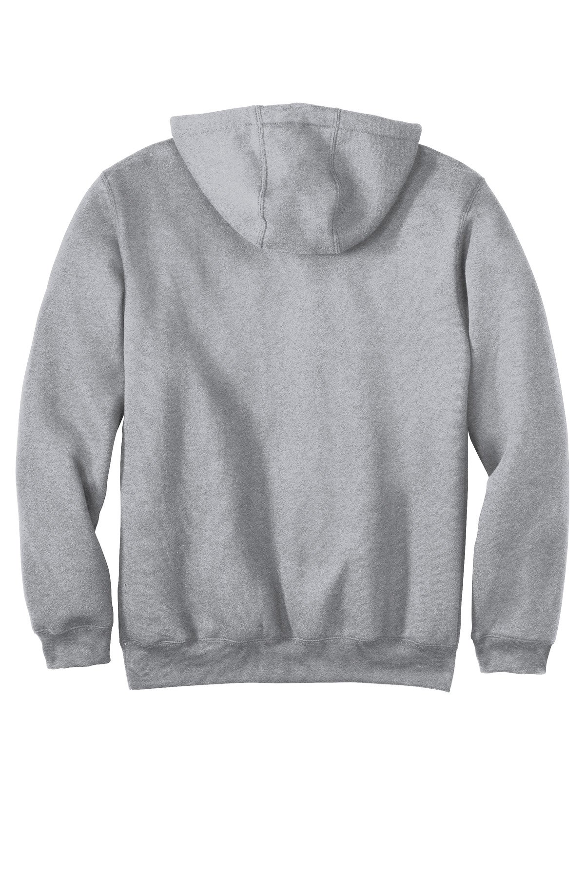 CTTK121_heathergrey_flat_back Carhartt Tall Midweight Hooded Sweatshirt