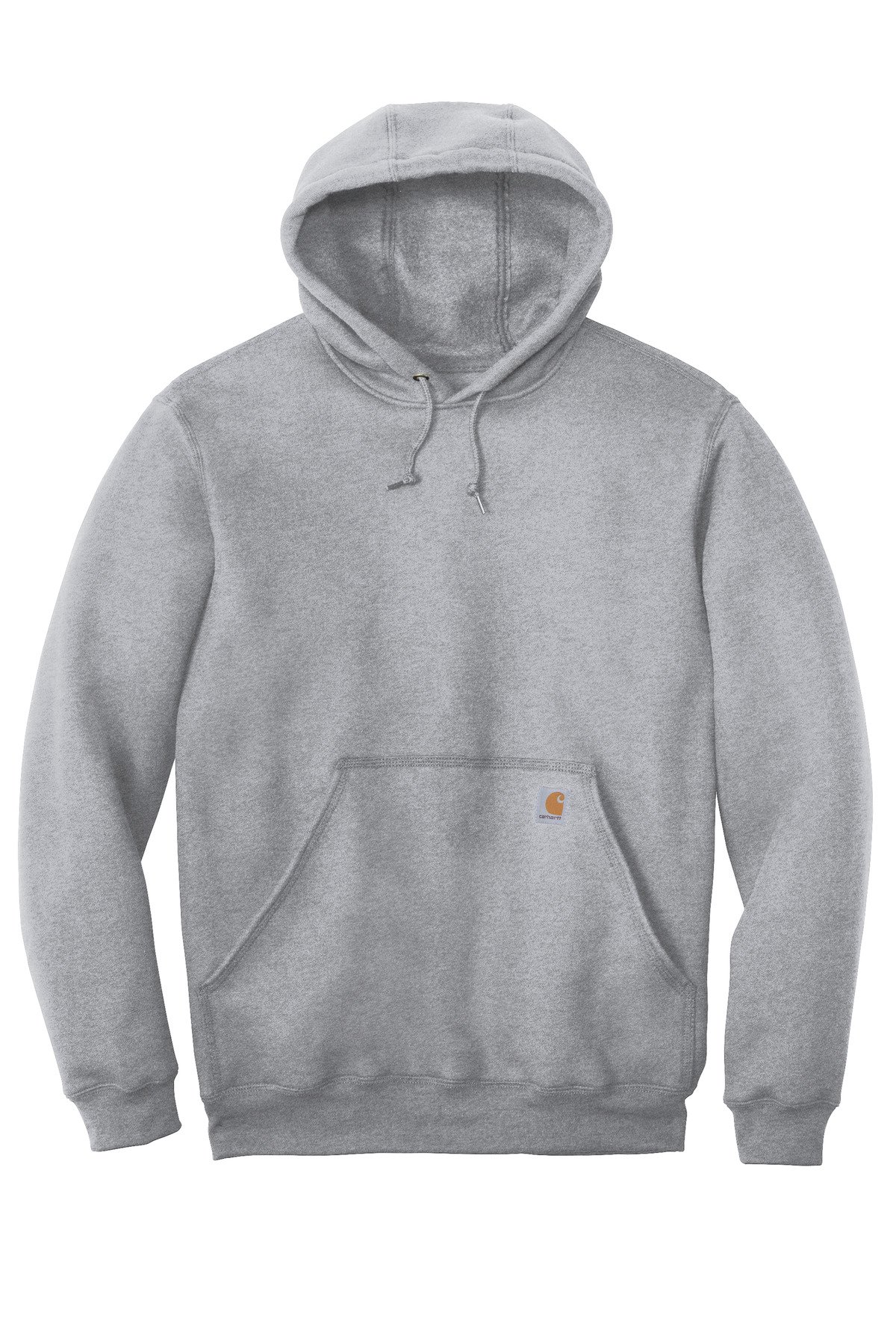 CTTK121_heathergrey_flat_front Carhartt Tall Midweight Hooded Sweatshirt