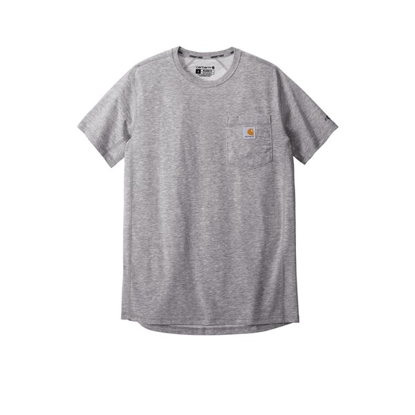 Carhartt Force® Short Sleeve Pocket T-Shirtheagrey Carhartt Force® Short Sleeve Pocket T-Shirt