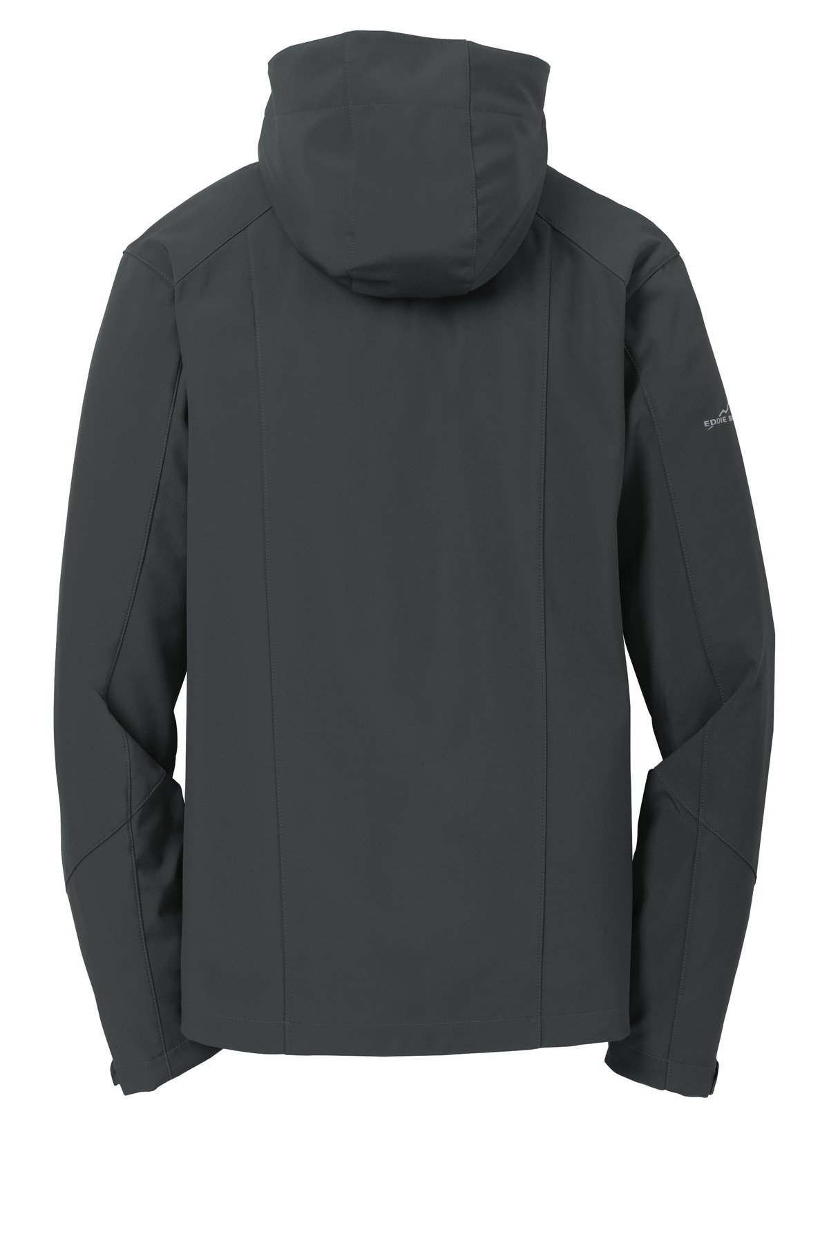 EB536_greysteel_flat_back Eddie Bauer Hooded Soft Shell Parka