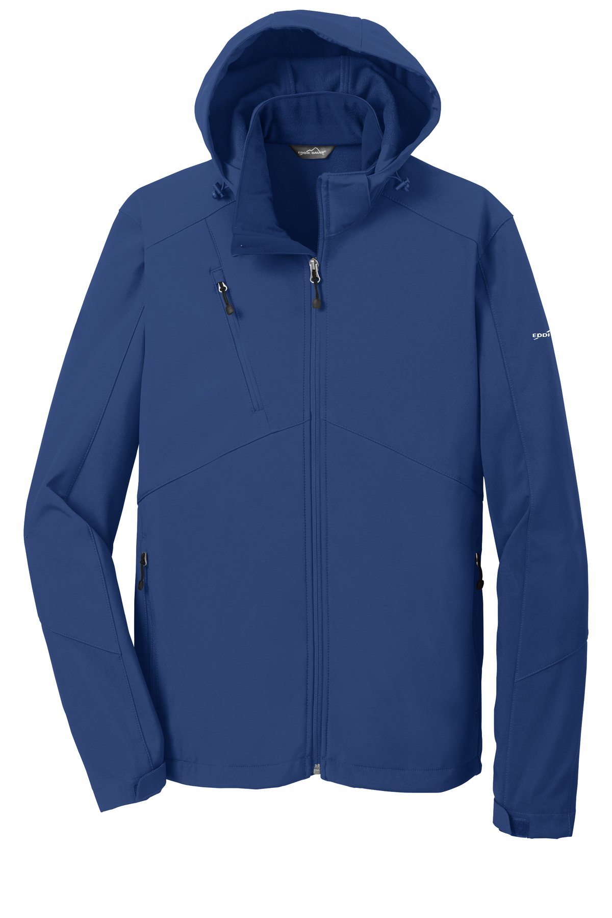 Eddie Bauer® Hooded Soft Shell Parka EB536 Eddie Bauer hooded blue parka