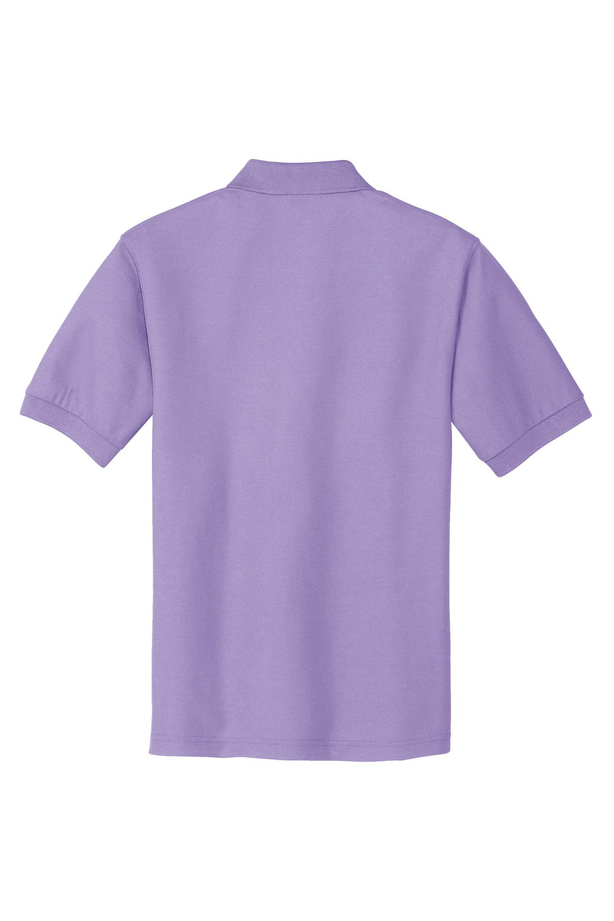 K500_brightlavender_flat_back Port Authority Extended Size Silk Touch Polo
