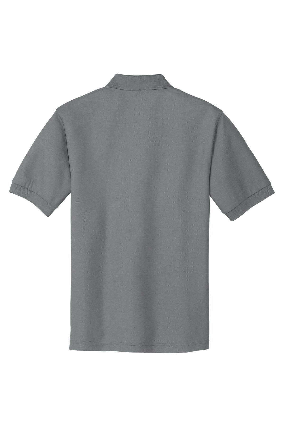 K500_coolgrey_flat_back Port Authority Extended Size Silk Touch Polo