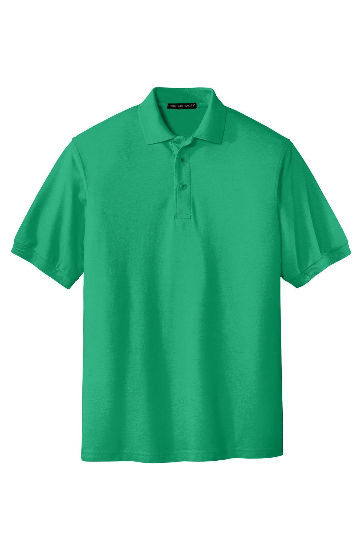 K500_courtgreen_flat_front Port Authority Extended Size Silk Touch Polo