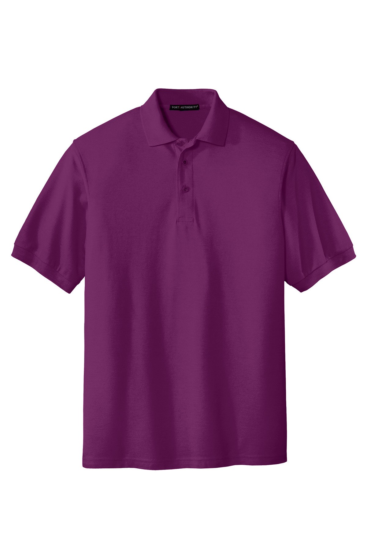 K500_deepberry_flat_front Port Authority Extended Size Silk Touch Polo